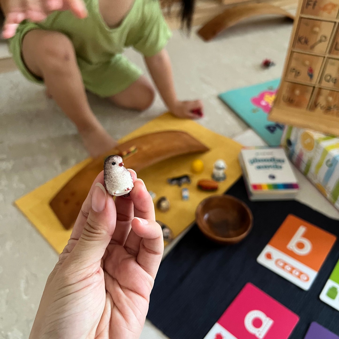 Montessori inspired Sound Cabinet 英文字母盒 連 75件小模型