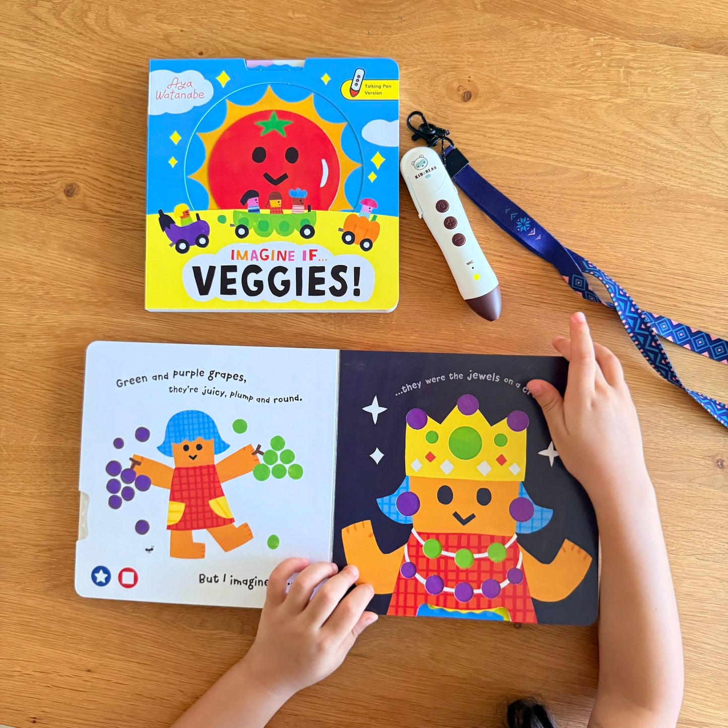 IMAGINE IF 想像力點讀互動操作書 (Veggies! / Fruit!)