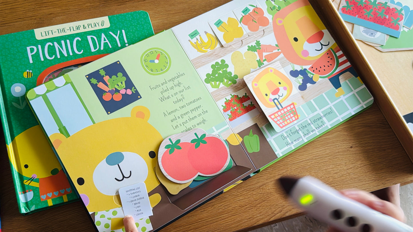 Picnic Day & Grocery Store 角色扮演遊戲書