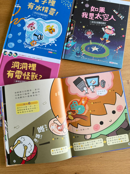 【幼兒科普繪本】一套四本 (非點讀)