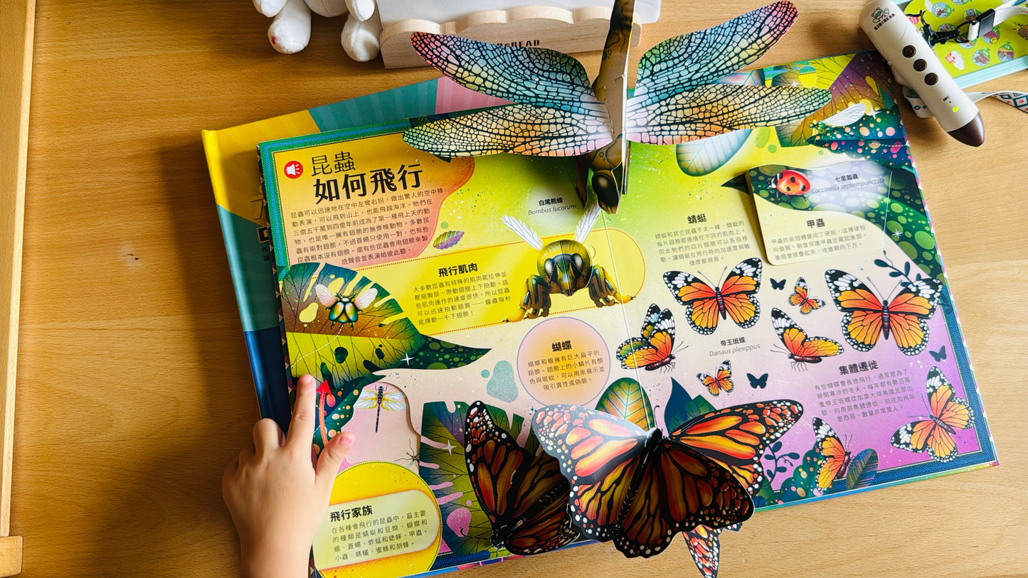 不可思議!昆蟲&木乃伊 立體互動點讀書