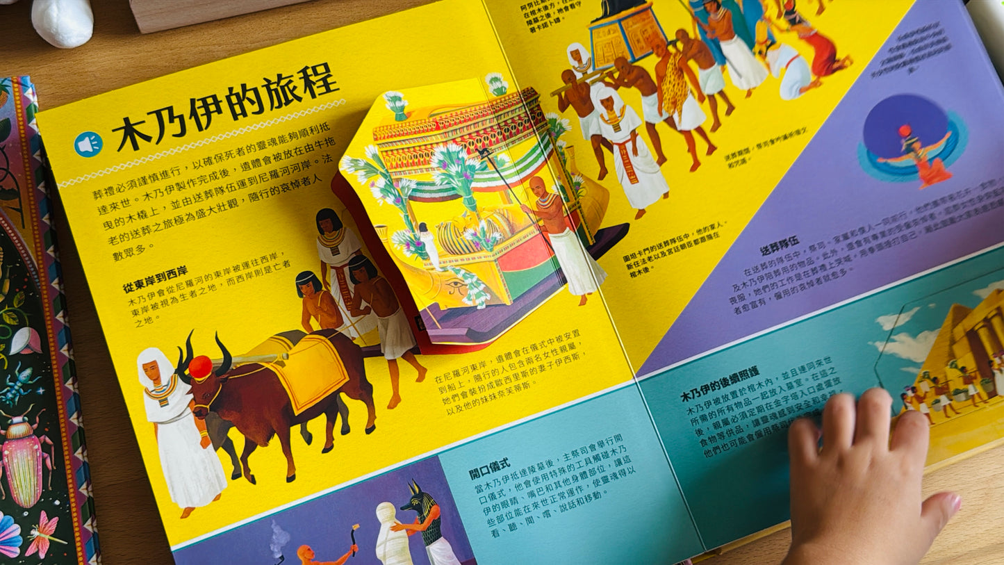 不可思議!昆蟲&木乃伊 立體互動點讀書