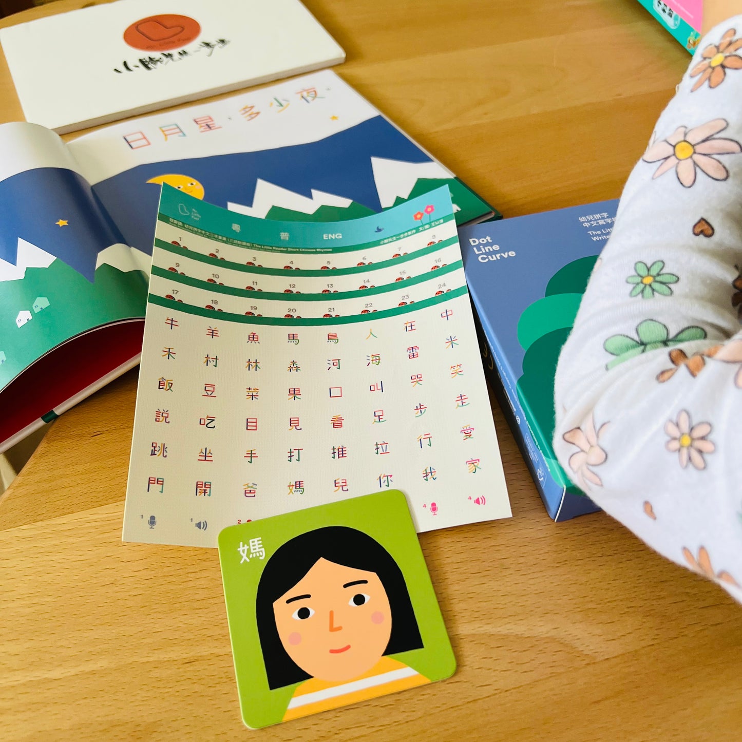 The Little Reader Bundle 我愛讀 幼兒拼字、中文三字童謠及 擦擦寫字板 點讀配件套組