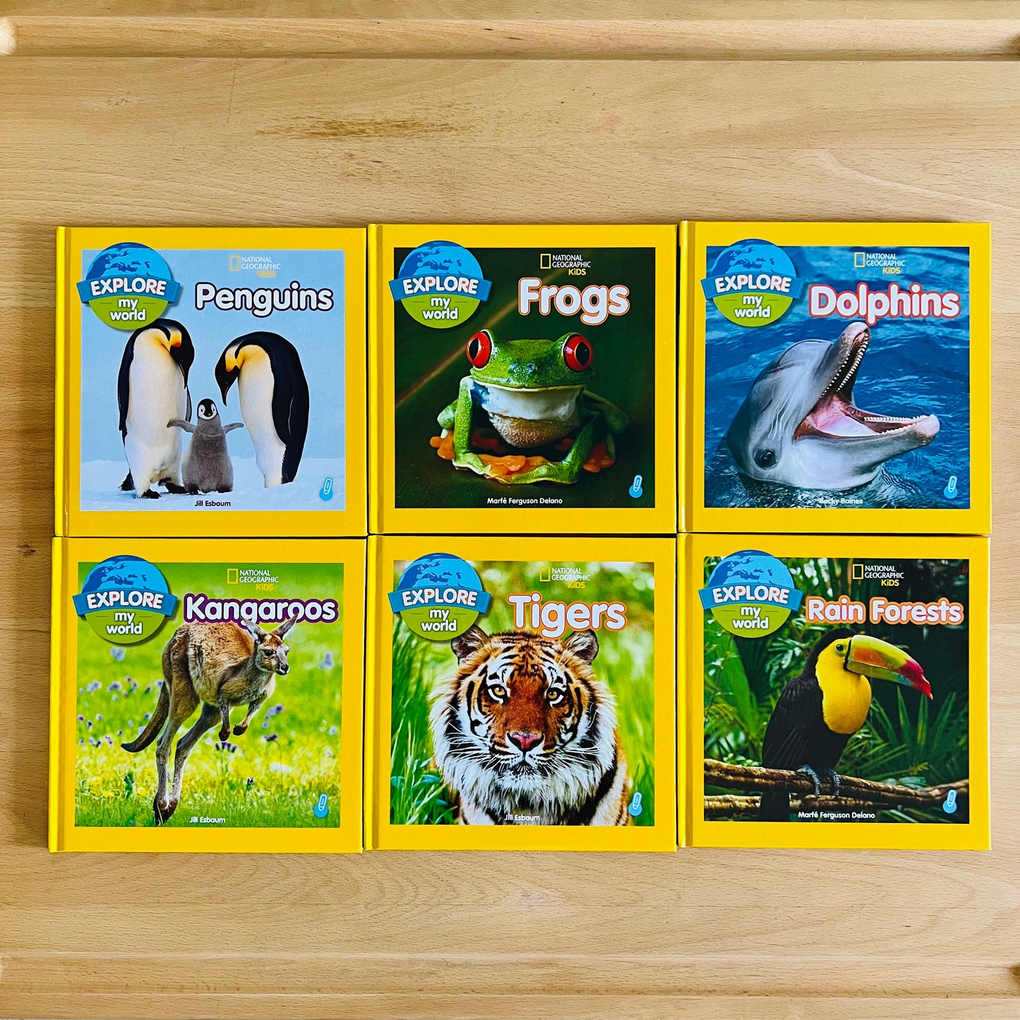 Explore My World 兒童科普點讀讀本 第2輯 (Penguins / Dolphins / Kangaroos / Frogs / Tigers / Rain Forests)