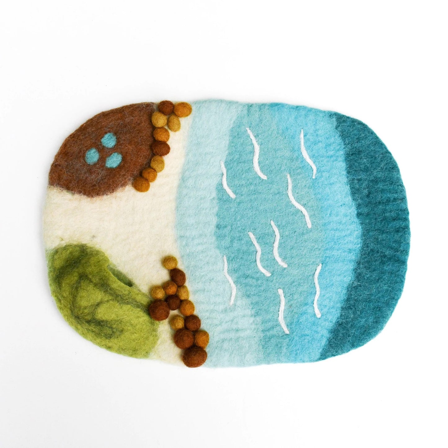 Sea, Beach and Rockpool Play Mat Playscape 海灘海洋場景遊戲地墊