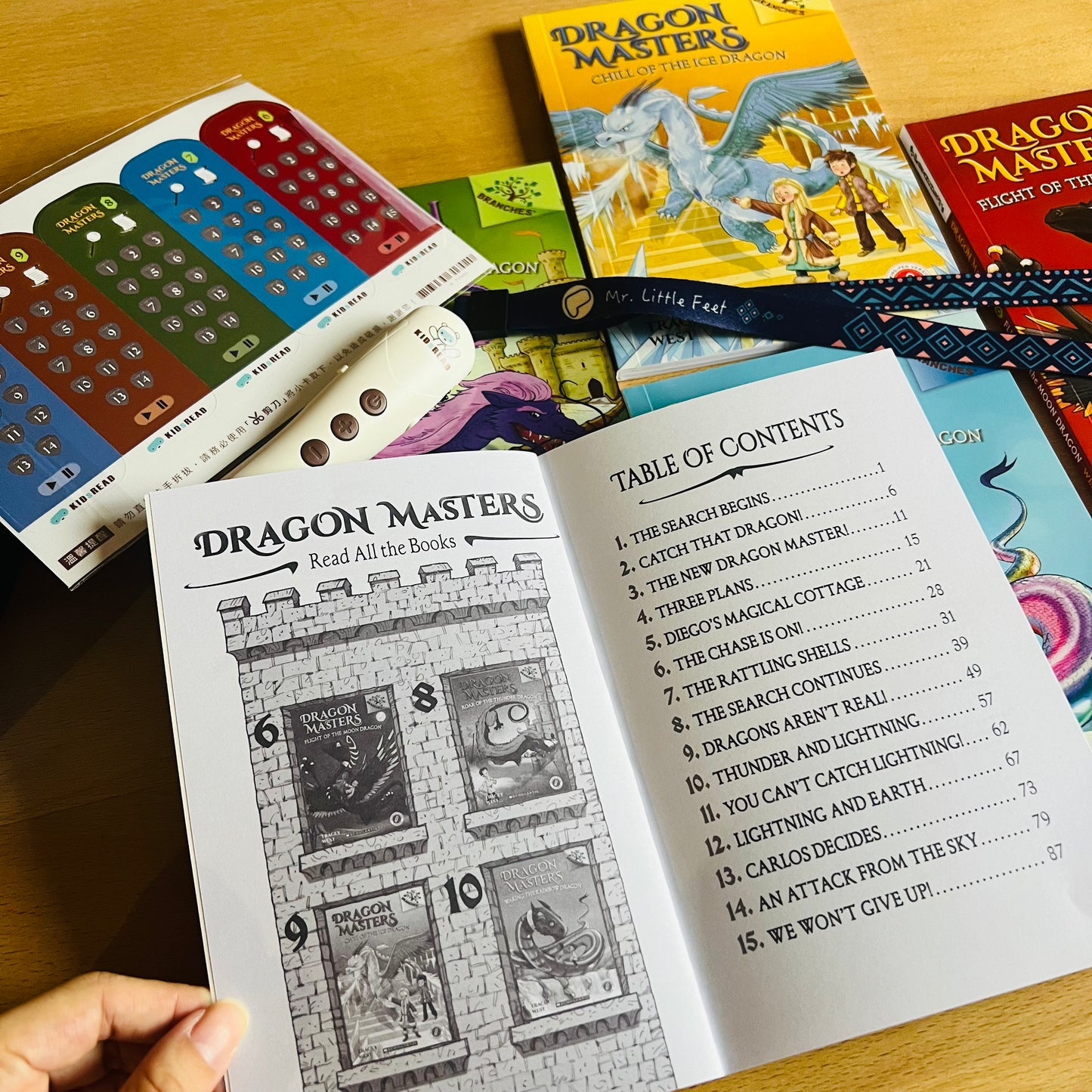 Dragon Masters 馴龍大師 兒童英文小說 點讀版 (books 1-10)