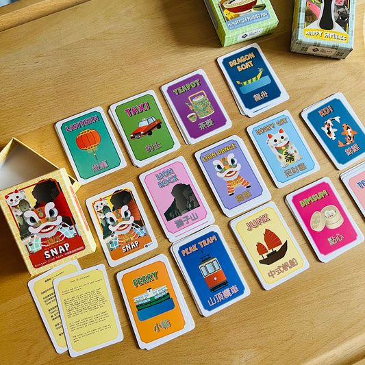 經典家庭紙牌遊戲 (香港地標主題)中英雙語版:Snap  (Hong Kong Icon Edition )