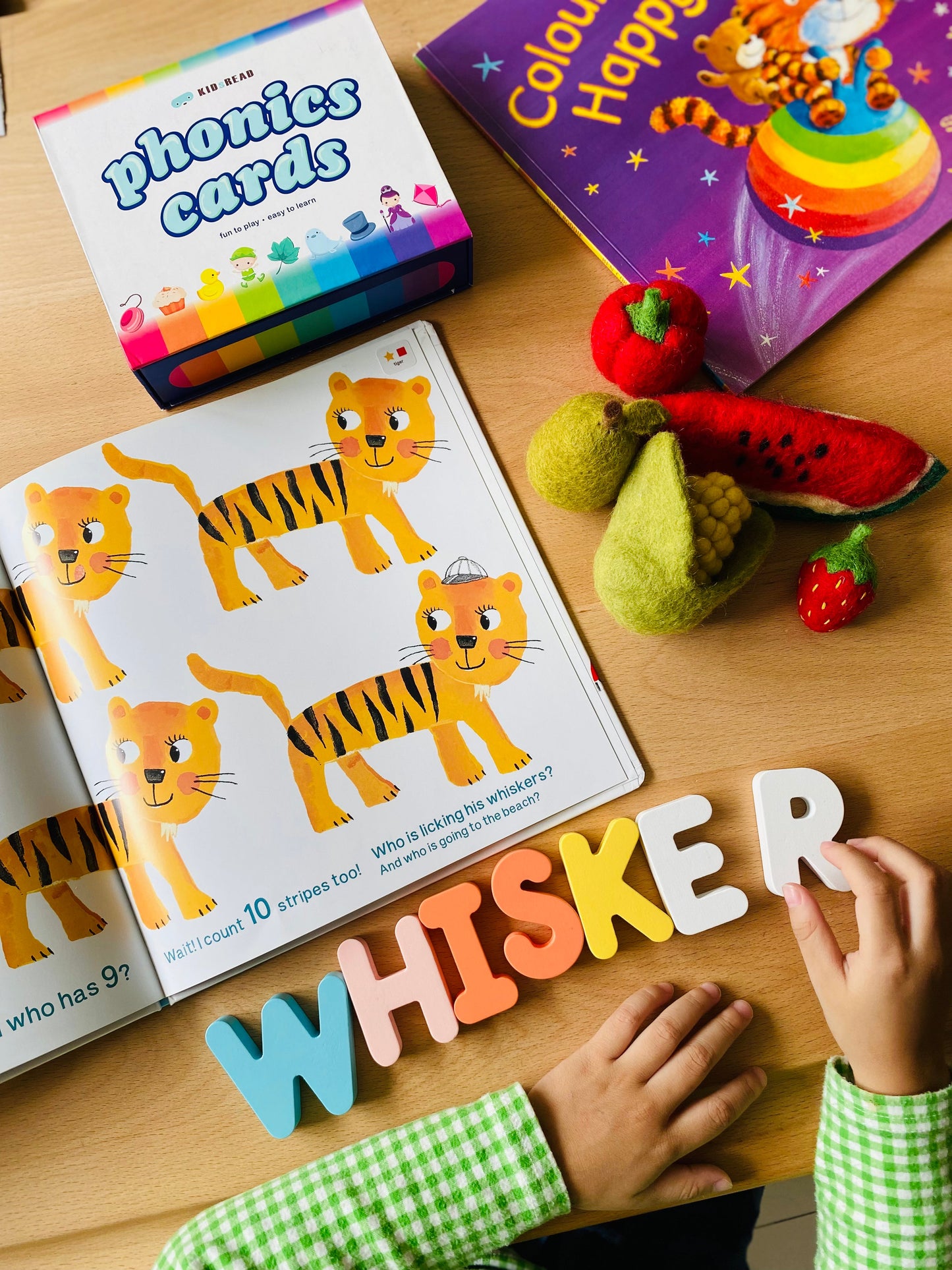 KidsRead 基礎點讀英文字母學習系列 大套組 (有聲積木 加 Phonics cards)