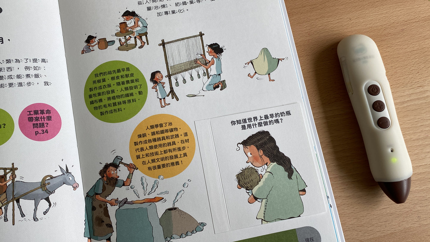 小腳丫從「我」到大世界 科普人類史套組