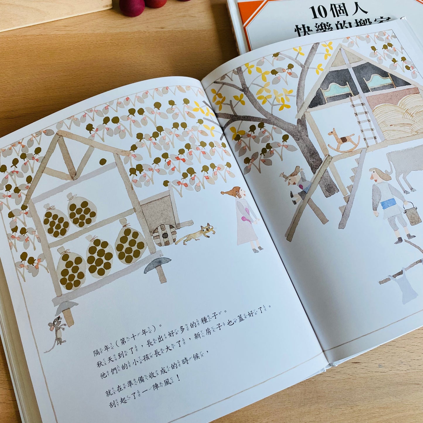 小腳先生推薦數學繪本套裝(兩本)-「奇妙的種子」及 「10個人快樂的搬家」