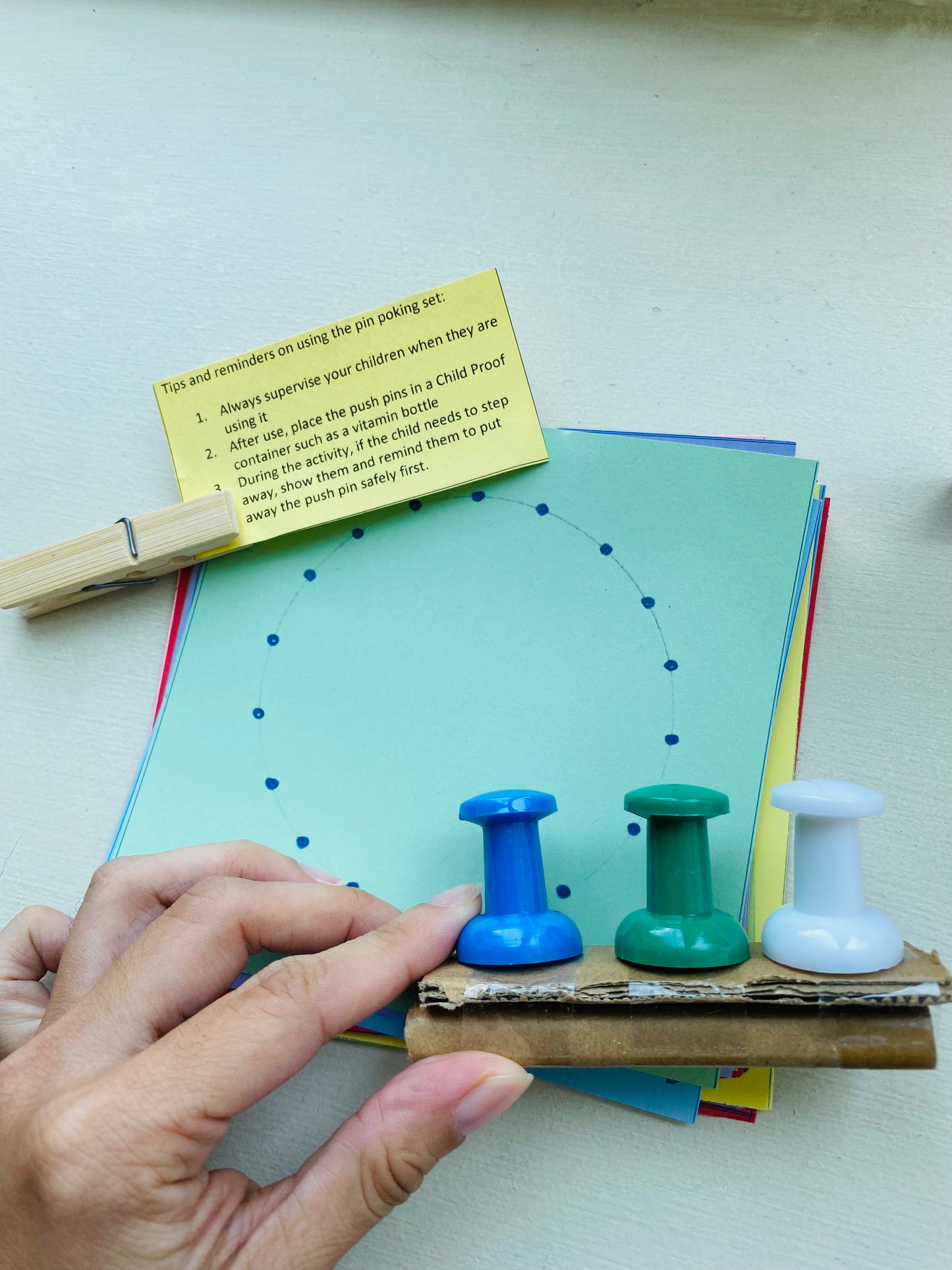幼兒小手肌工作Pin Poking Set (Beginner / Advance Set)