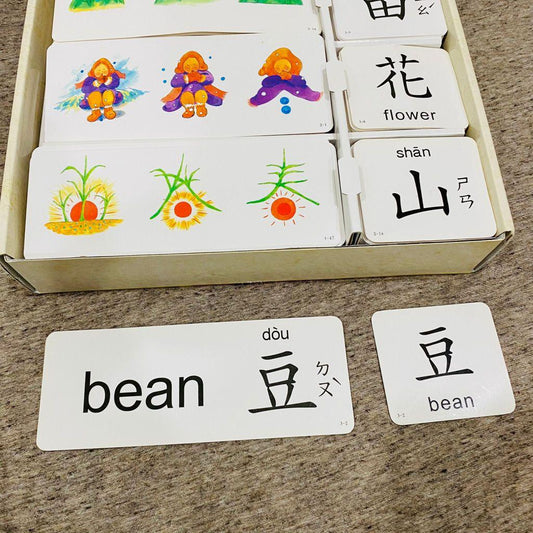 有趣的文字(字卡+字袋+套書)