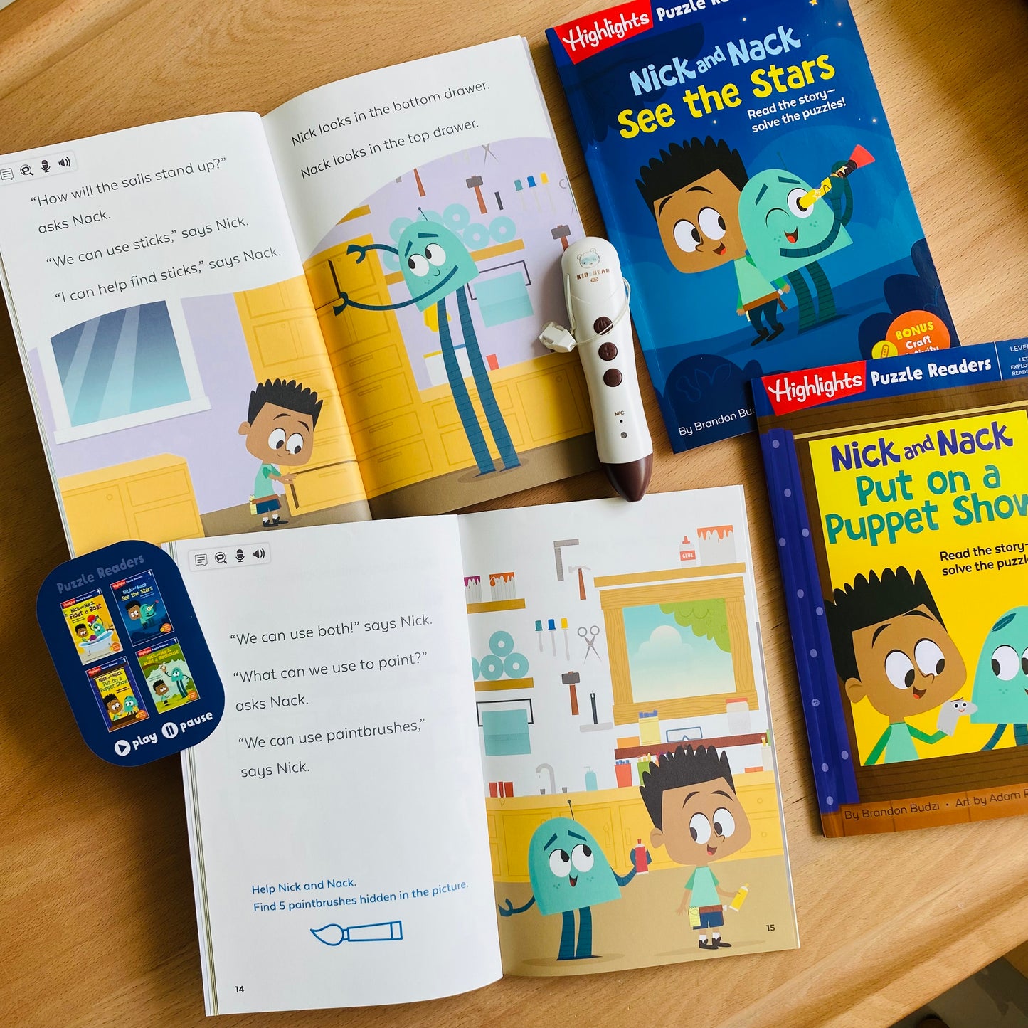 Level 1 : Highlights Puzzle Readers Nick and Nack 系列