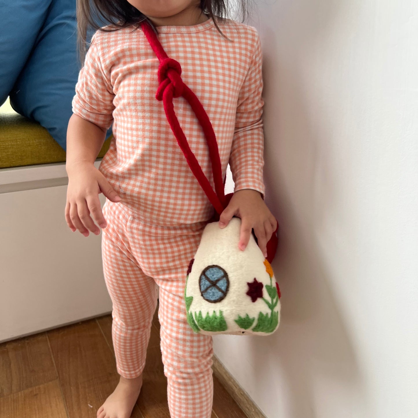 Felt Mushroom Toadstool Bag 羊毛氈玩具蘑菇 (可調校長度)