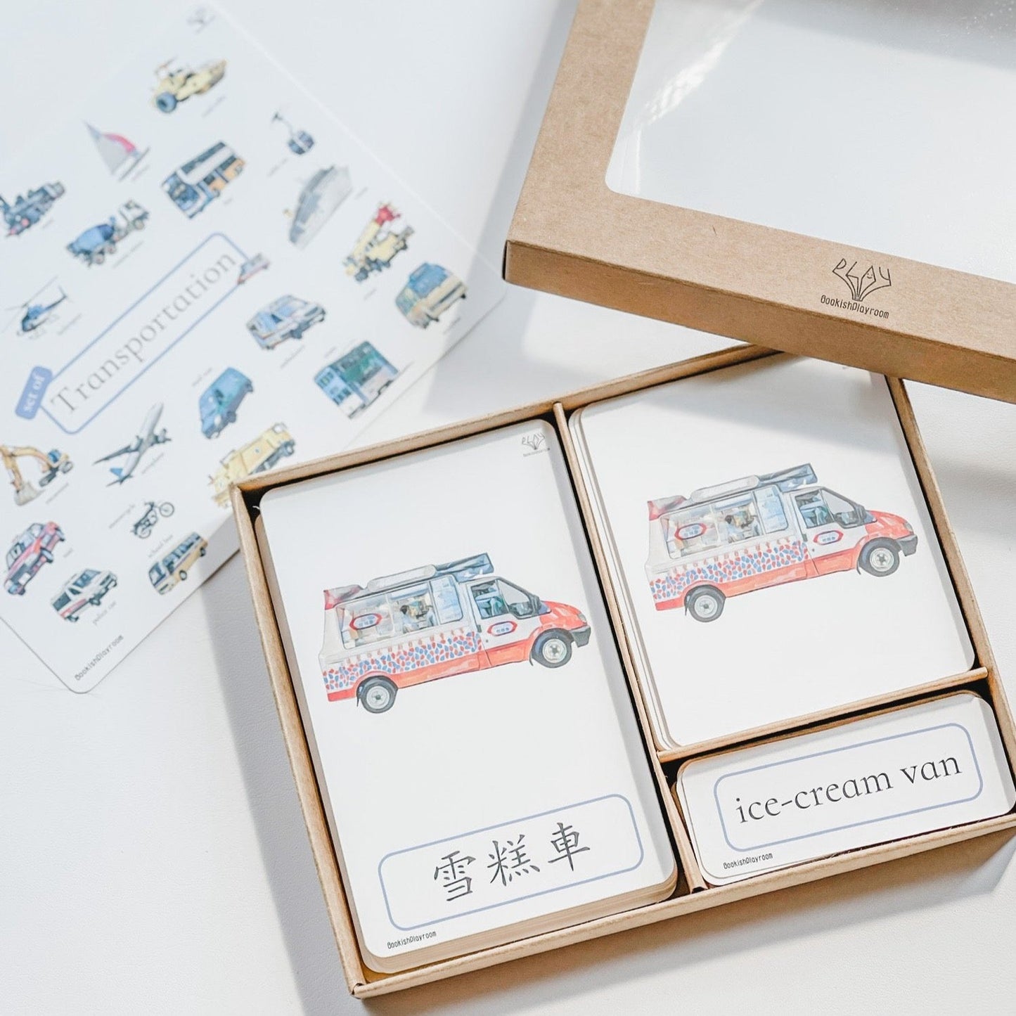 幼兒認知三部卡 (香港主題中英對照四盒套裝) Full Set of 3 Part Cards