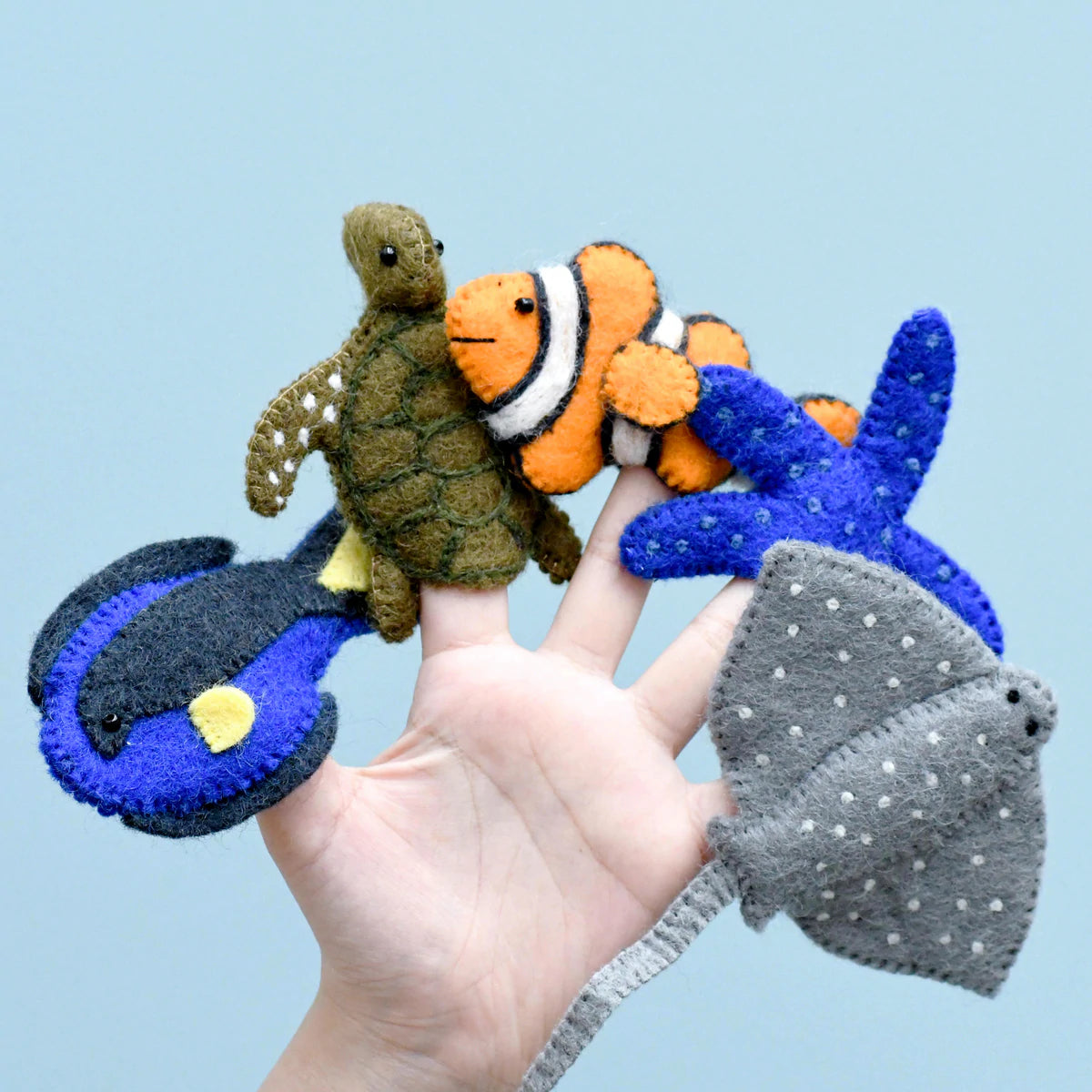 Australian Coral Reef Under the Sea Finger Puppets 海底世界手指玩偶