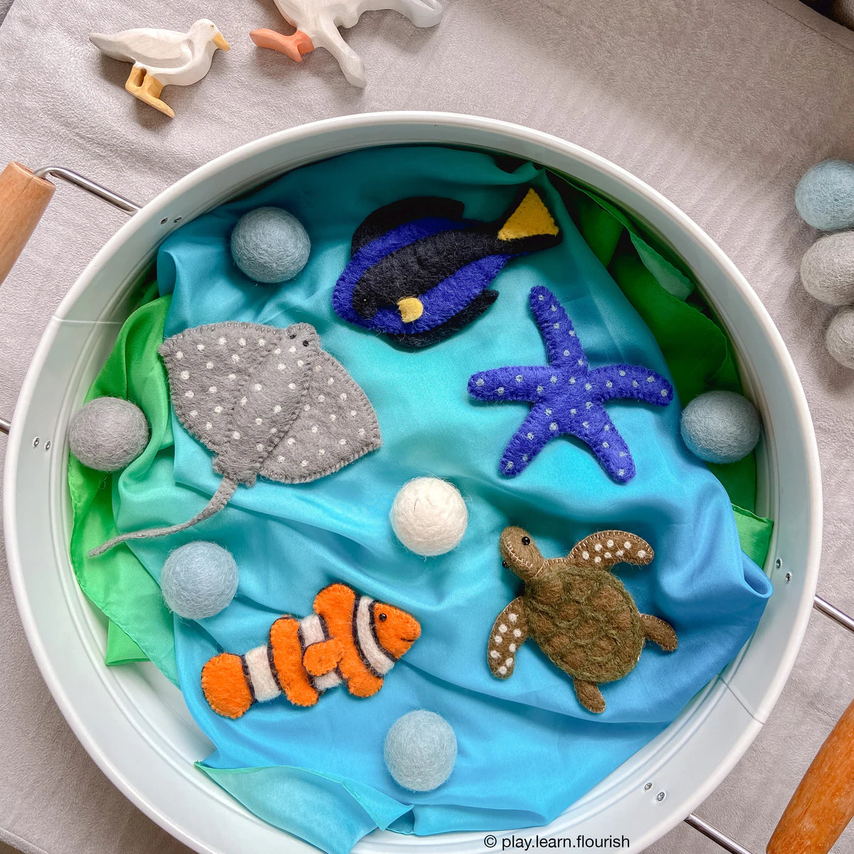 Australian Coral Reef Under the Sea Finger Puppets 海底世界手指玩偶