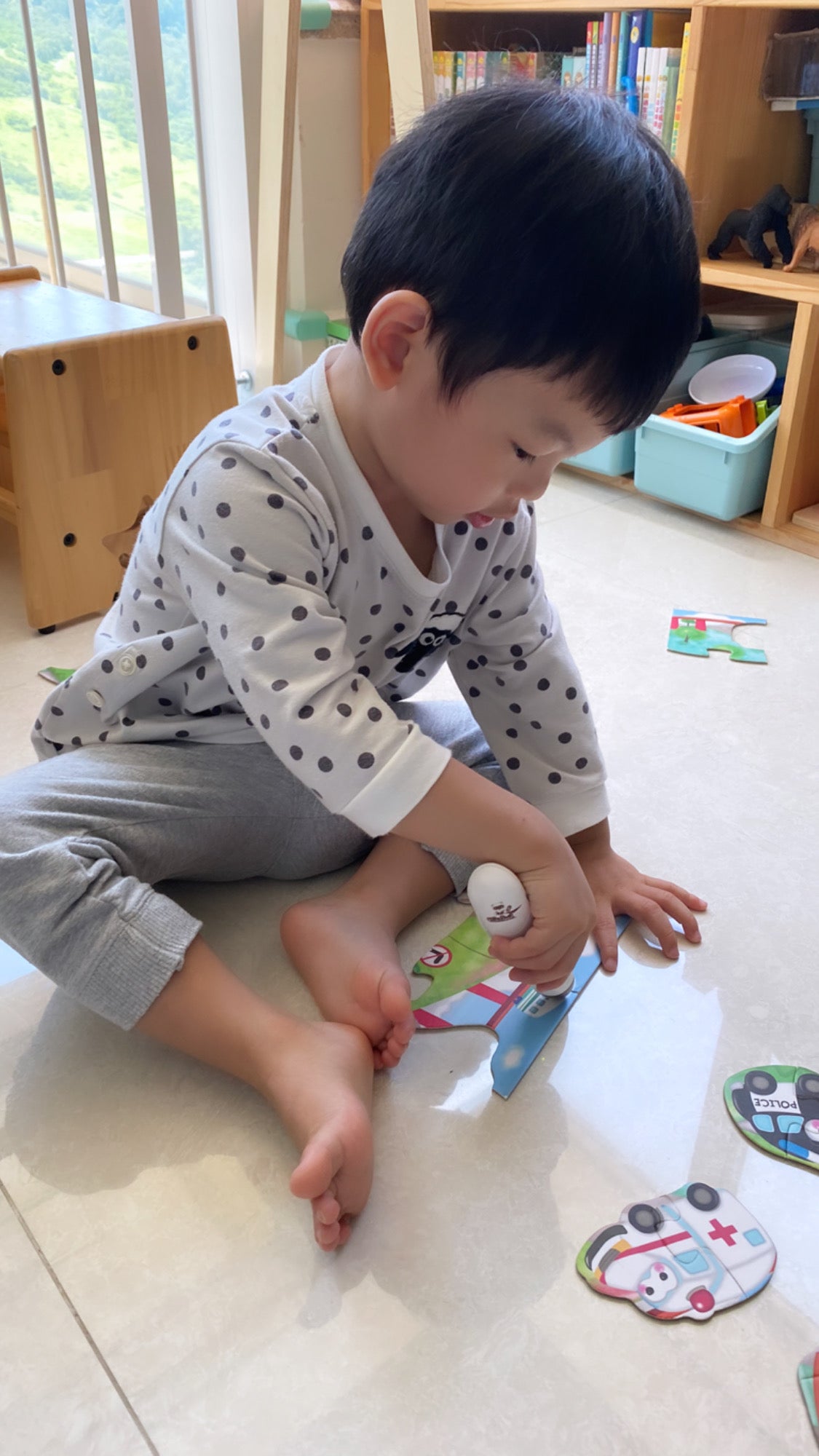 Puzzle in Puzzle 系列 - 交通工具 + 開心農場 點讀語音拼圖