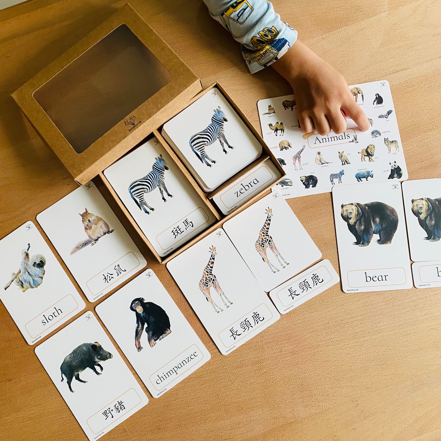 幼兒認知三部卡 (香港主題中英對照四盒套裝) Full Set of 3 Part Cards