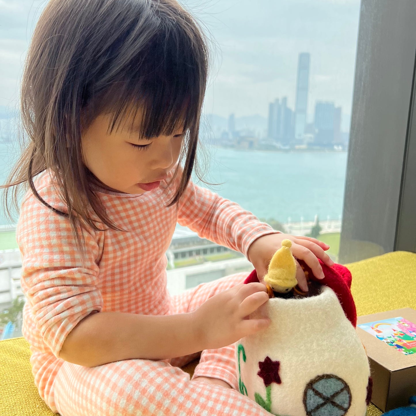Felt Mushroom Toadstool Bag 羊毛氈玩具蘑菇 (可調校長度)