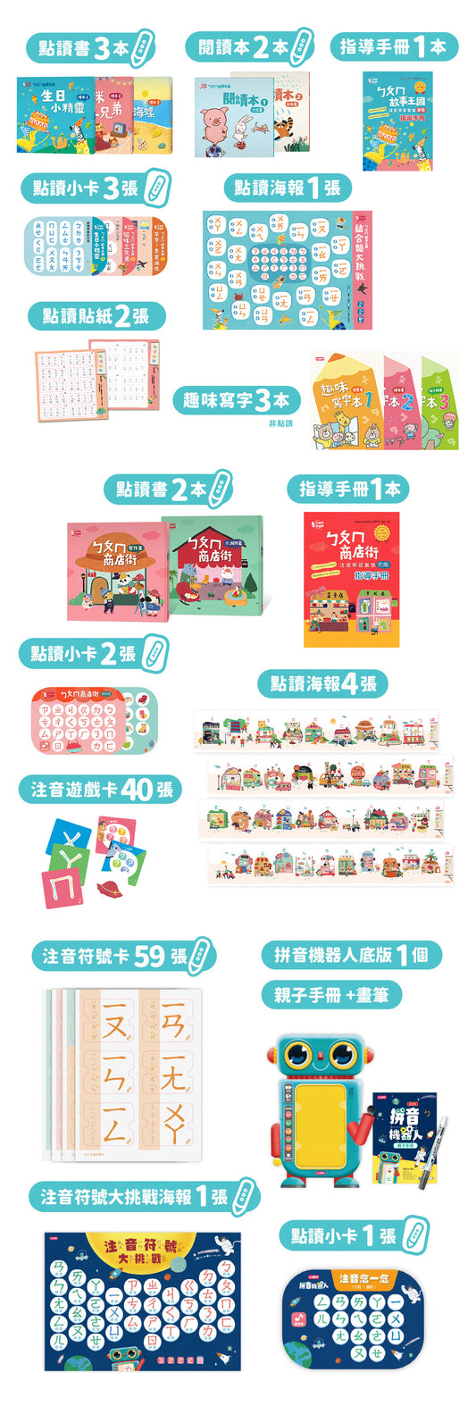 ㄅㄆㄇ注音學習全套