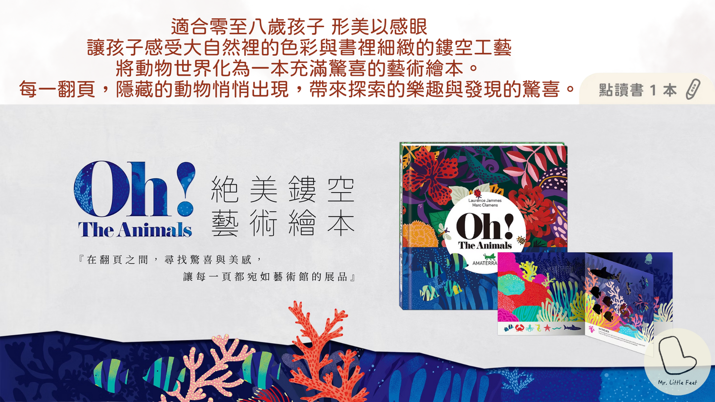 Oh! The Animals 絶美鏤空藝術繪本
