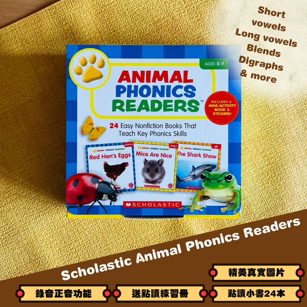 Animal Phonics Readers 自然發音讀本 點讀版