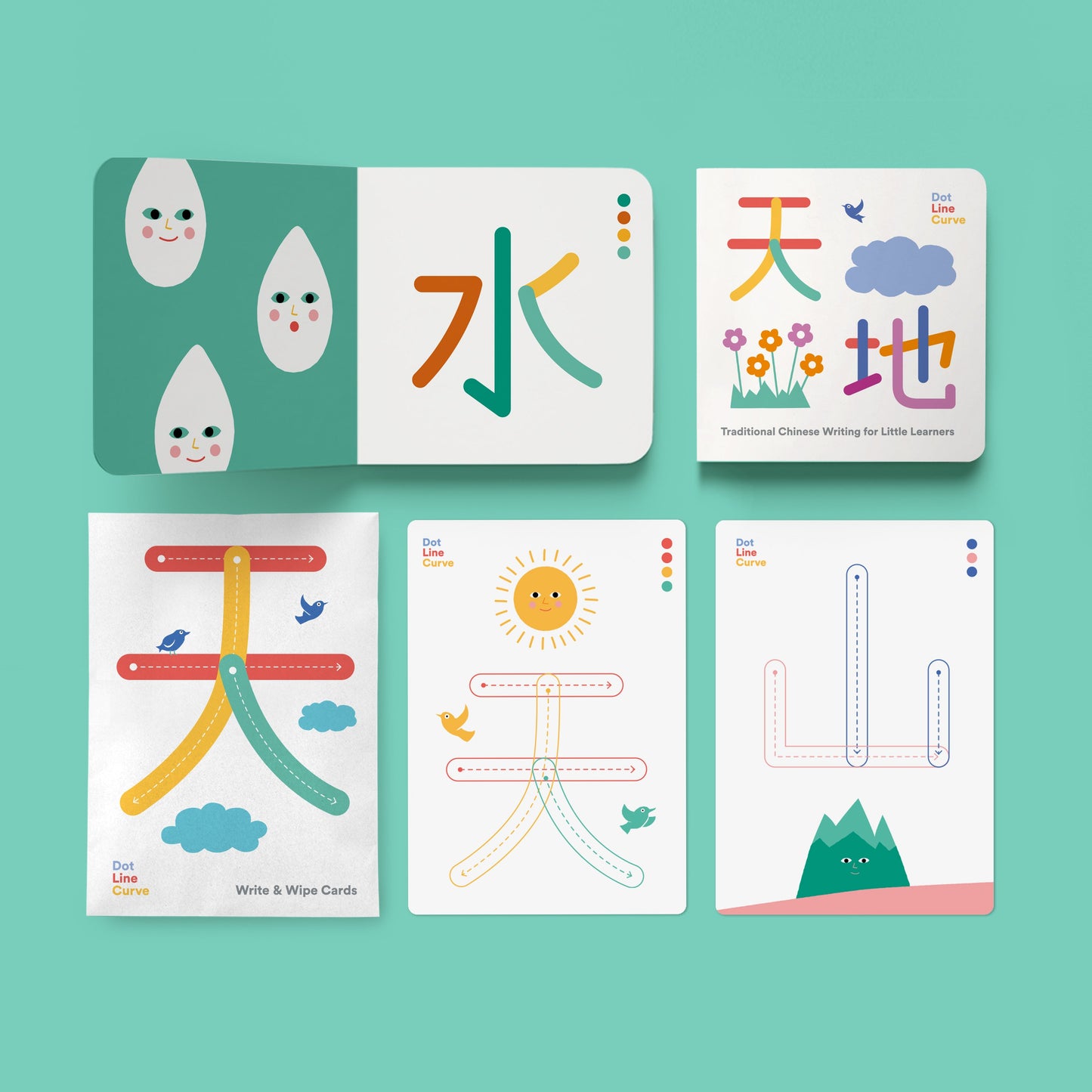 觸感中文寫字組合第一輯 + 第二輯 （The Little Learner Bundle + The Little Reader Bundle）