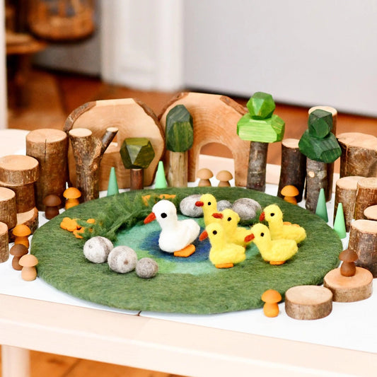 Duck Pond with 6 Ducks Play Mat Playscape 小池塘主題遊戲地墊