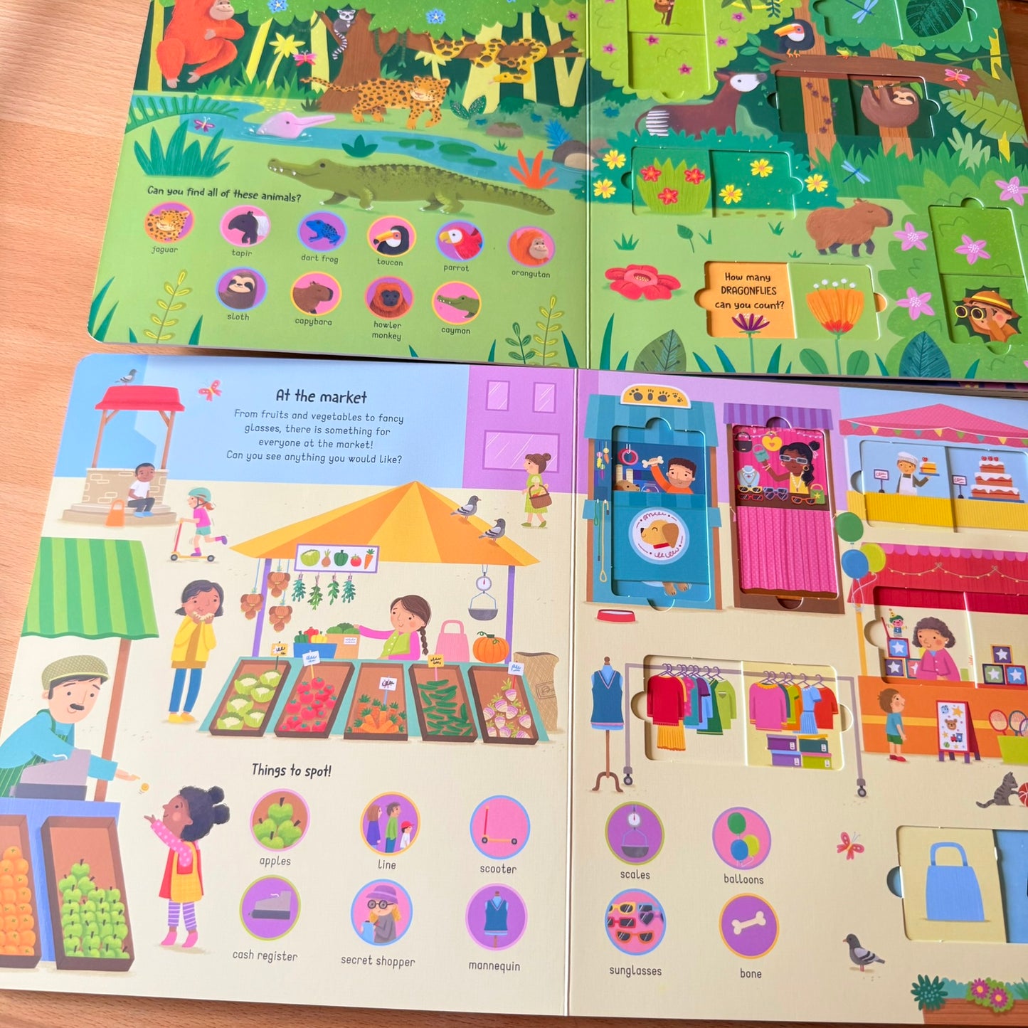 Look, find & slide! 躲貓貓滑塊遊戲書