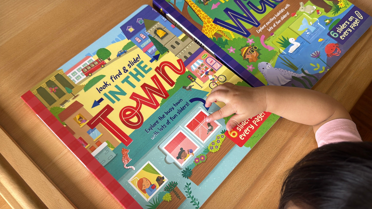 Look, find & slide! 躲貓貓滑塊遊戲書