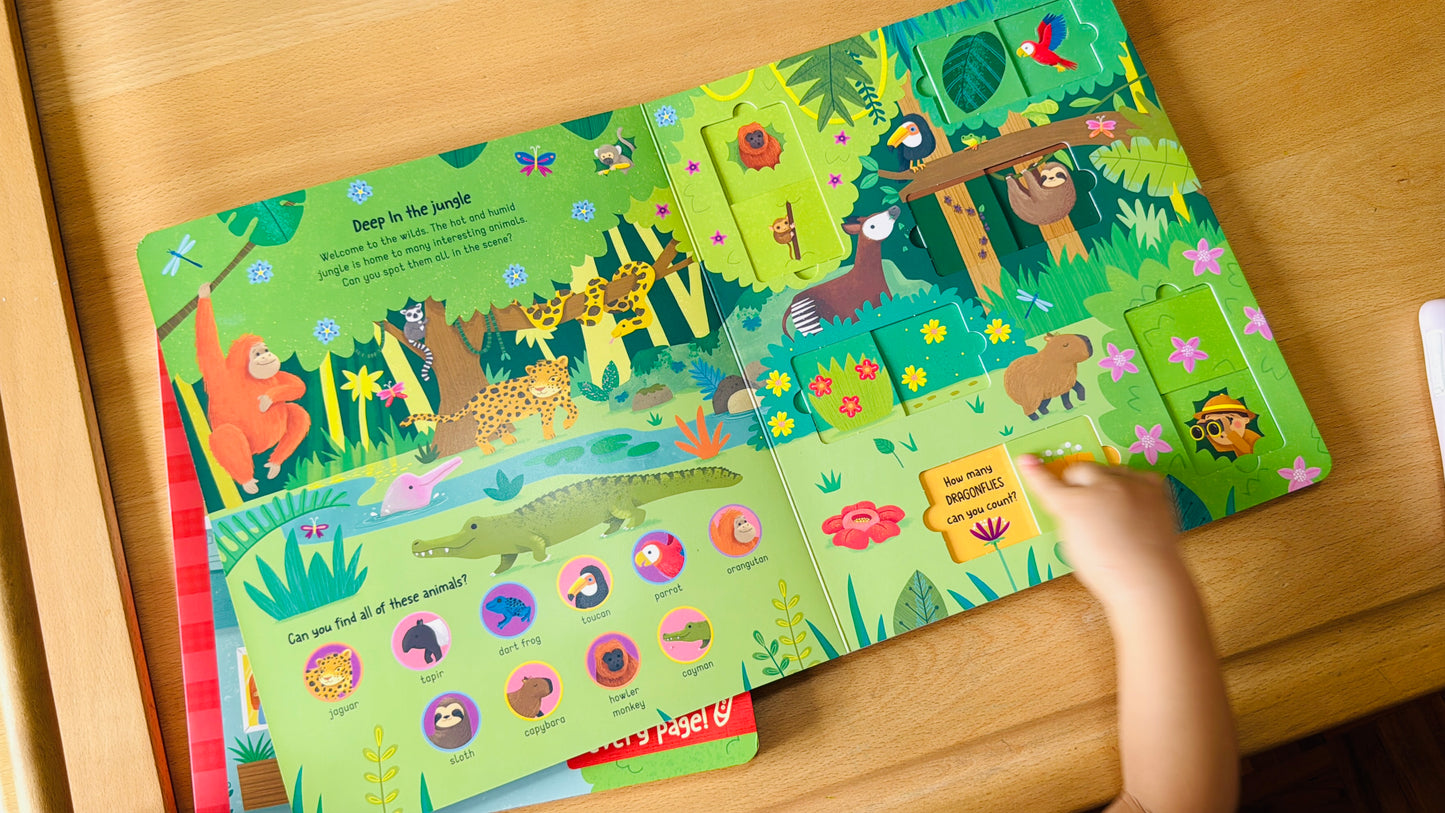 Look, find & slide! 躲貓貓滑塊遊戲書