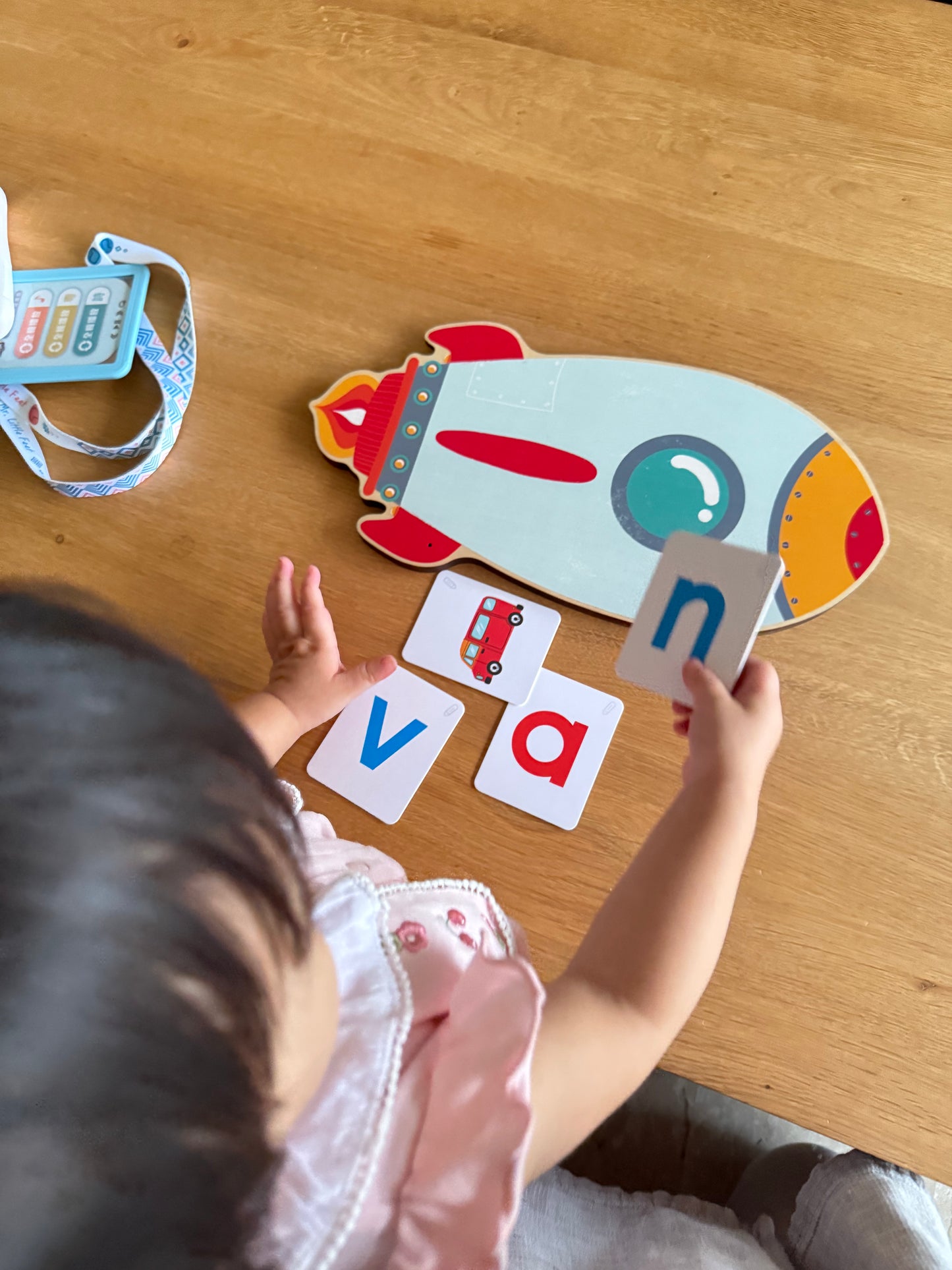 (限量) ZOOM ZOOM ZOOM PHONICS CVC 自然拼音火箭點讀學具