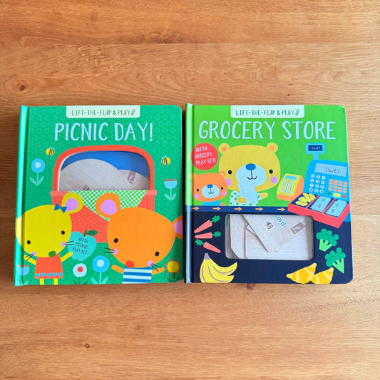 Picnic Day & Grocery Store 角色扮演遊戲書