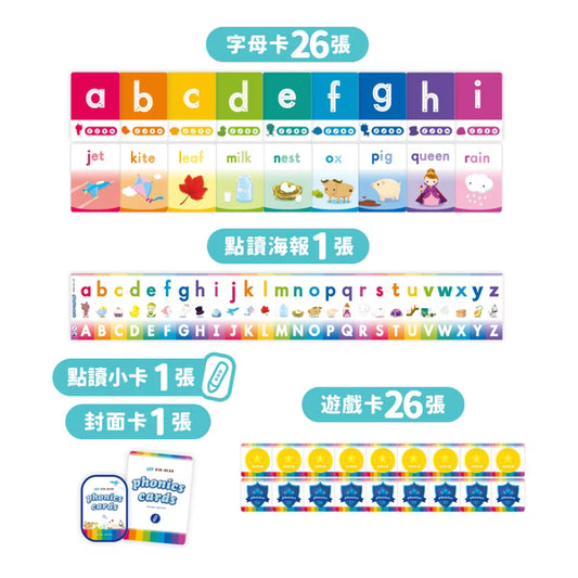 自然發音遊戲字卡 Phonics Cards