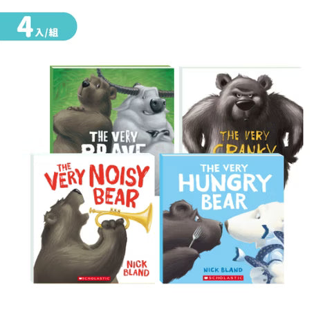 Cranky Bear and Friends 四本套組