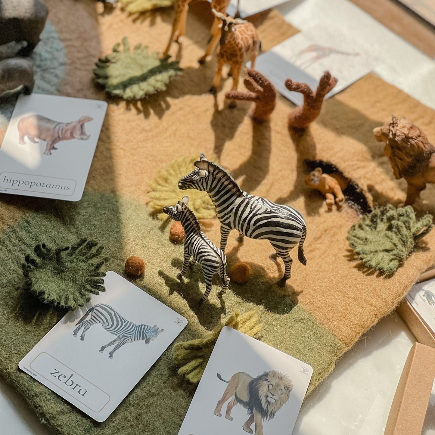 (Large) Safari Play Mat Playscape 大草原主題遊戲墊