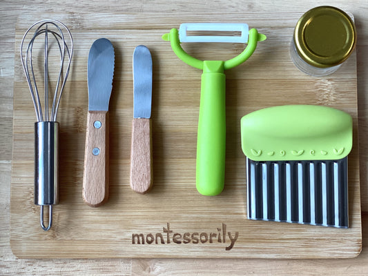 Montessorily 6 Piece Toddler Cooking Set 小廚師六件廚具組