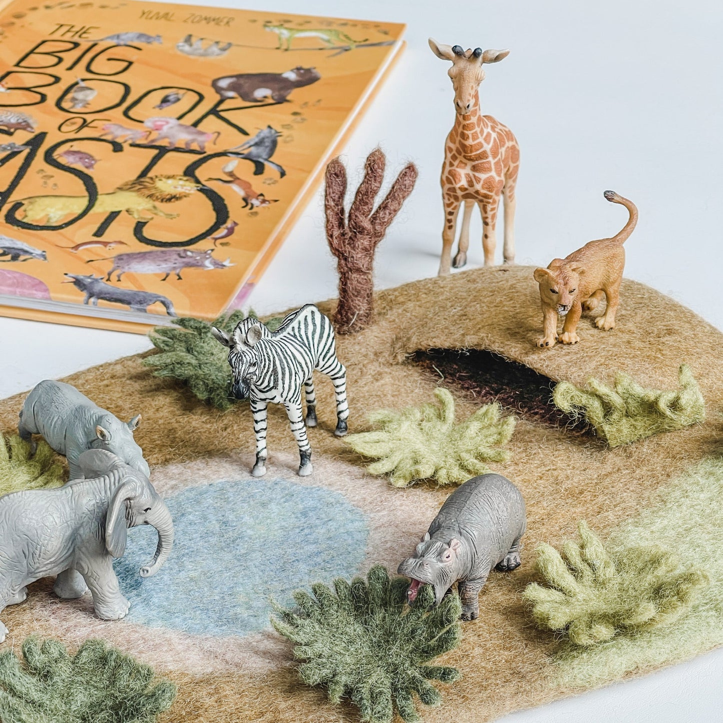(Large) Safari Play Mat Playscape 大草原主題遊戲墊