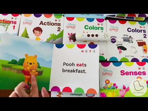 Disney Pooh Board Book 迪士尼英文 幼兒認知學習套書