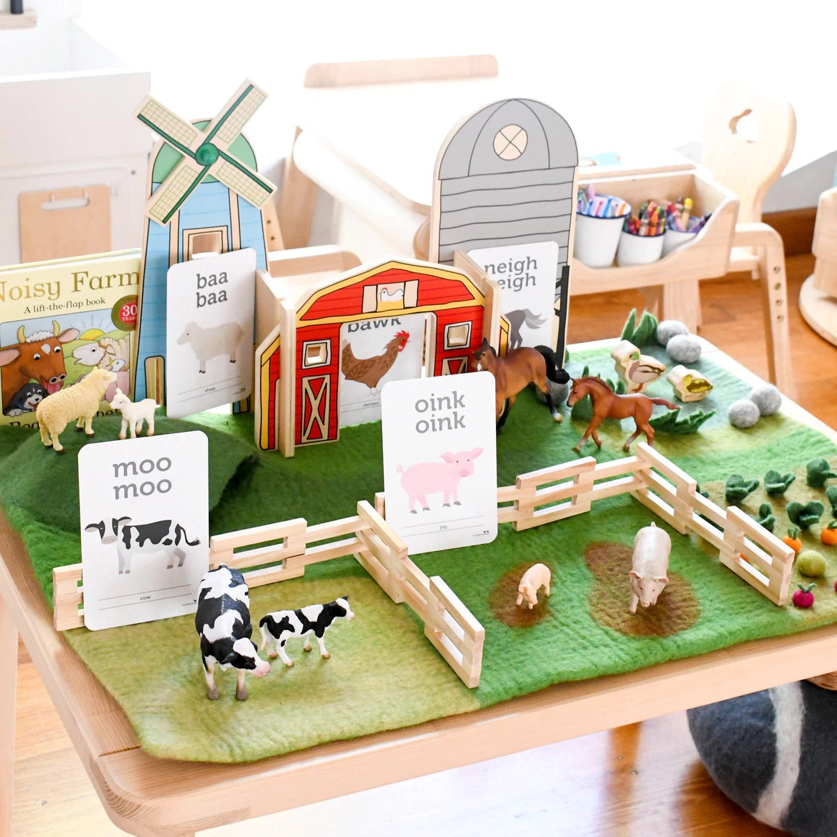 Farm Play Mat Playscape 農場主題遊戲地墊