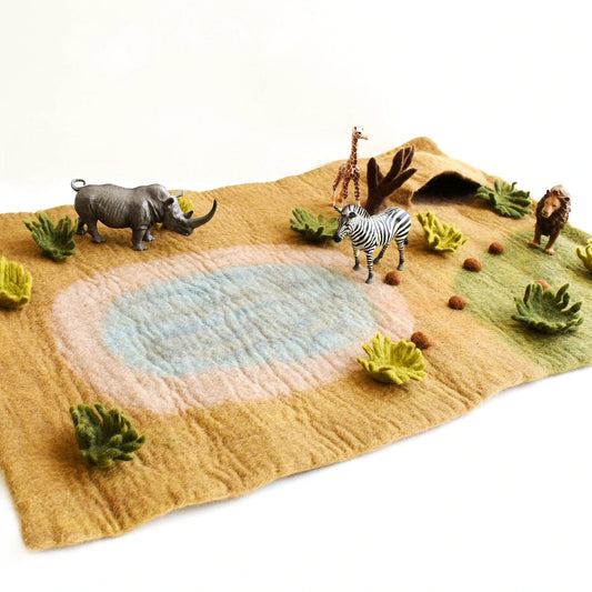 (Large) Safari Play Mat Playscape 大草原主題遊戲墊