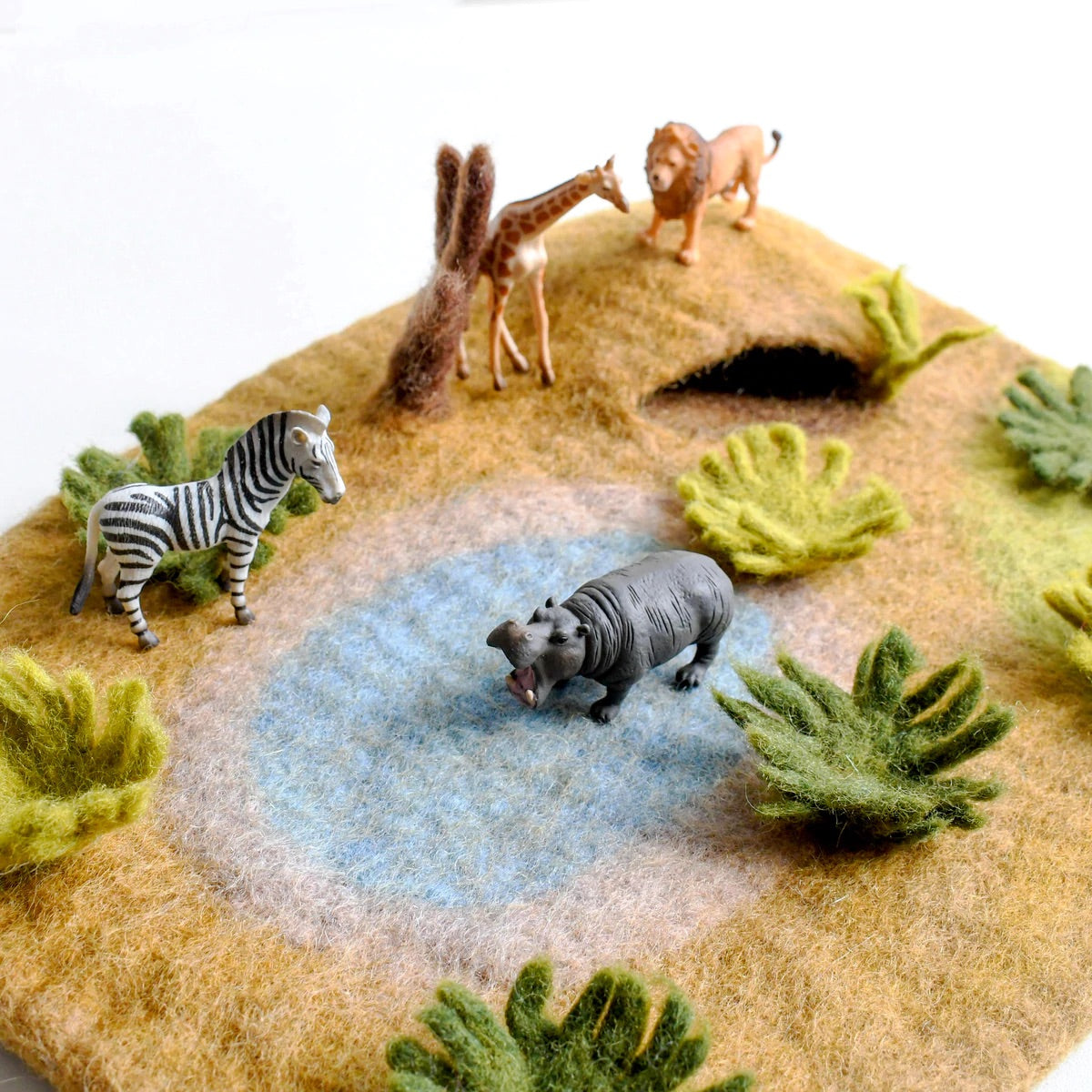 (Large) Safari Play Mat Playscape 大草原主題遊戲墊