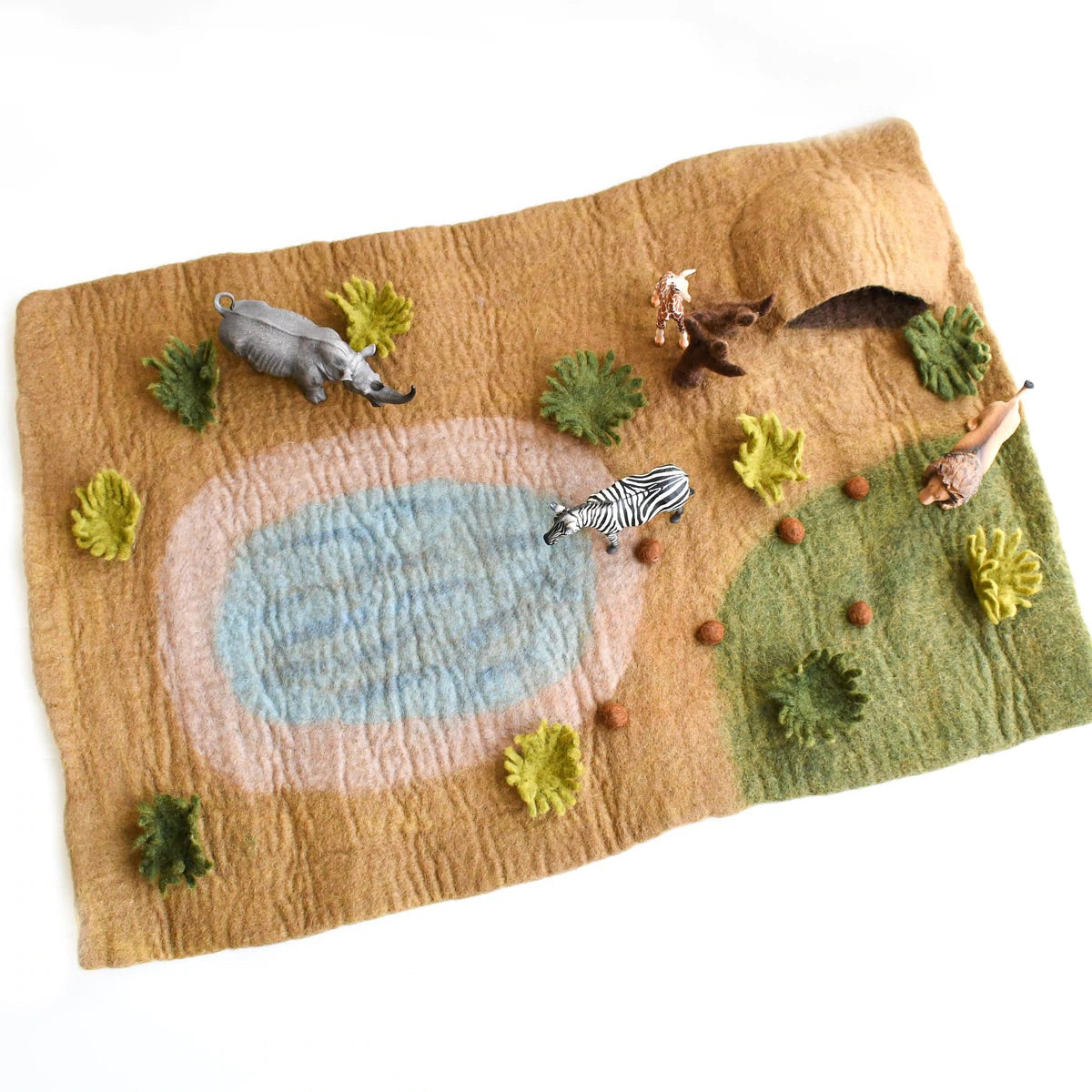 (Large) Safari Play Mat Playscape 大草原主題遊戲墊