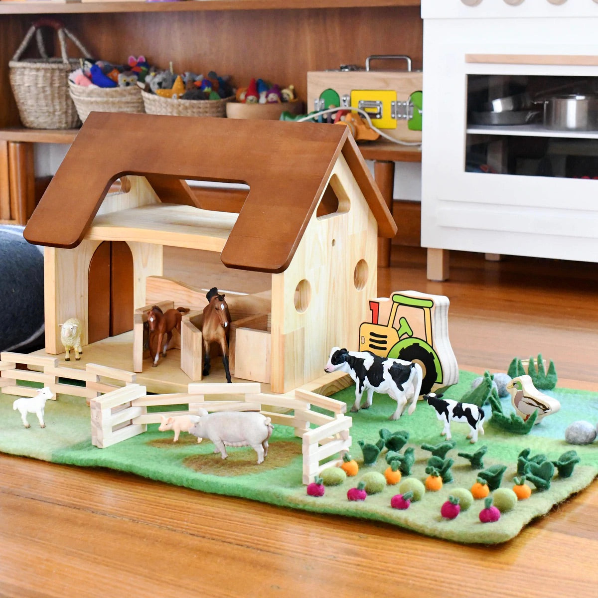 Farm Play Mat Playscape 農場主題遊戲地墊