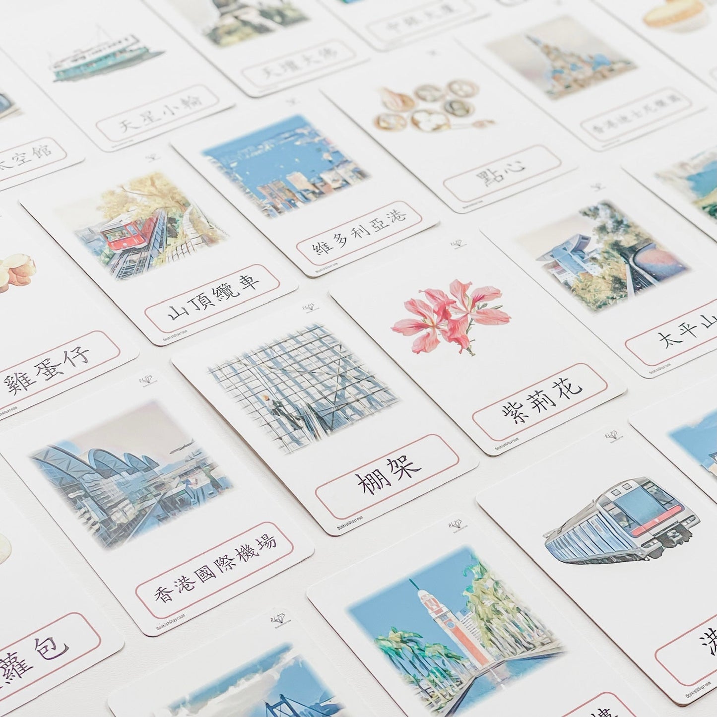 幼兒認知三部卡 （香港主題） 3 Part Cards (Hong Kong)