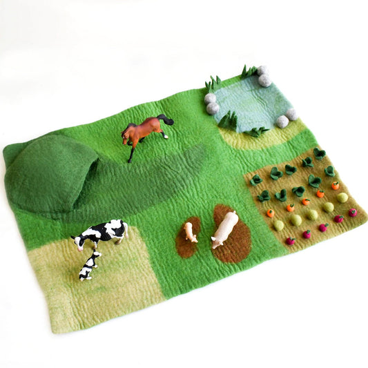 (Large) Farm Play Mat Playscape 農場主題遊戲地墊